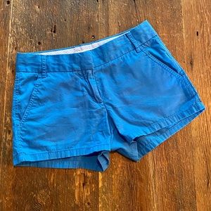 J. Crew Broken-In Chino Shorts, Size 00